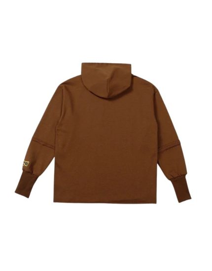 Drew House Hoodie Brown Vintage Paneled Sleeves
