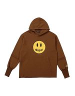 Drew House Hoodie Brown Vintage Paneled Sleeves