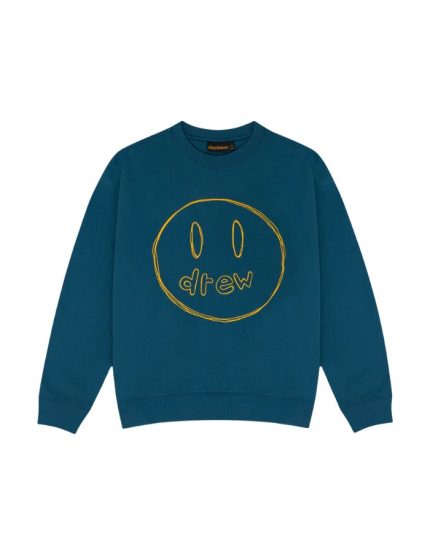 Drew House Sketch Mascot Crewneck Peacock