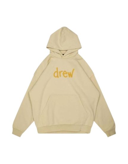 Drew House Scribble Oversized Tan Hoodie