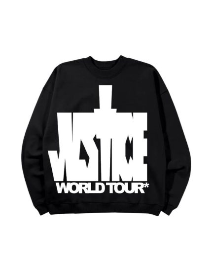 Justine Bieber Justice Black Sweatshirt