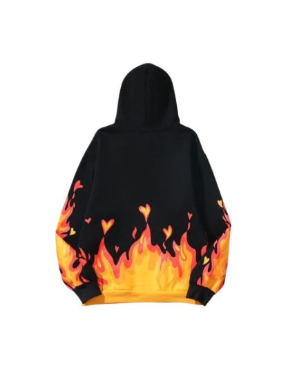 Drew House Fire Hoodie Black