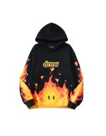 Drew House Fire Hoodie Black
